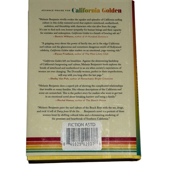California Golden by Melanie Benjamin Hardcover Book – New - Picture 2 of 5